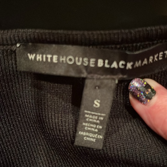 White House Black Market Black Long Sleeve - Picture 5 of 6